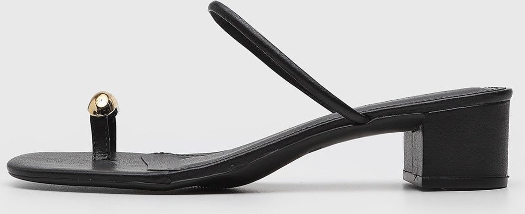 Sandália Feminina Santa Lolla Salto Bloco Preta