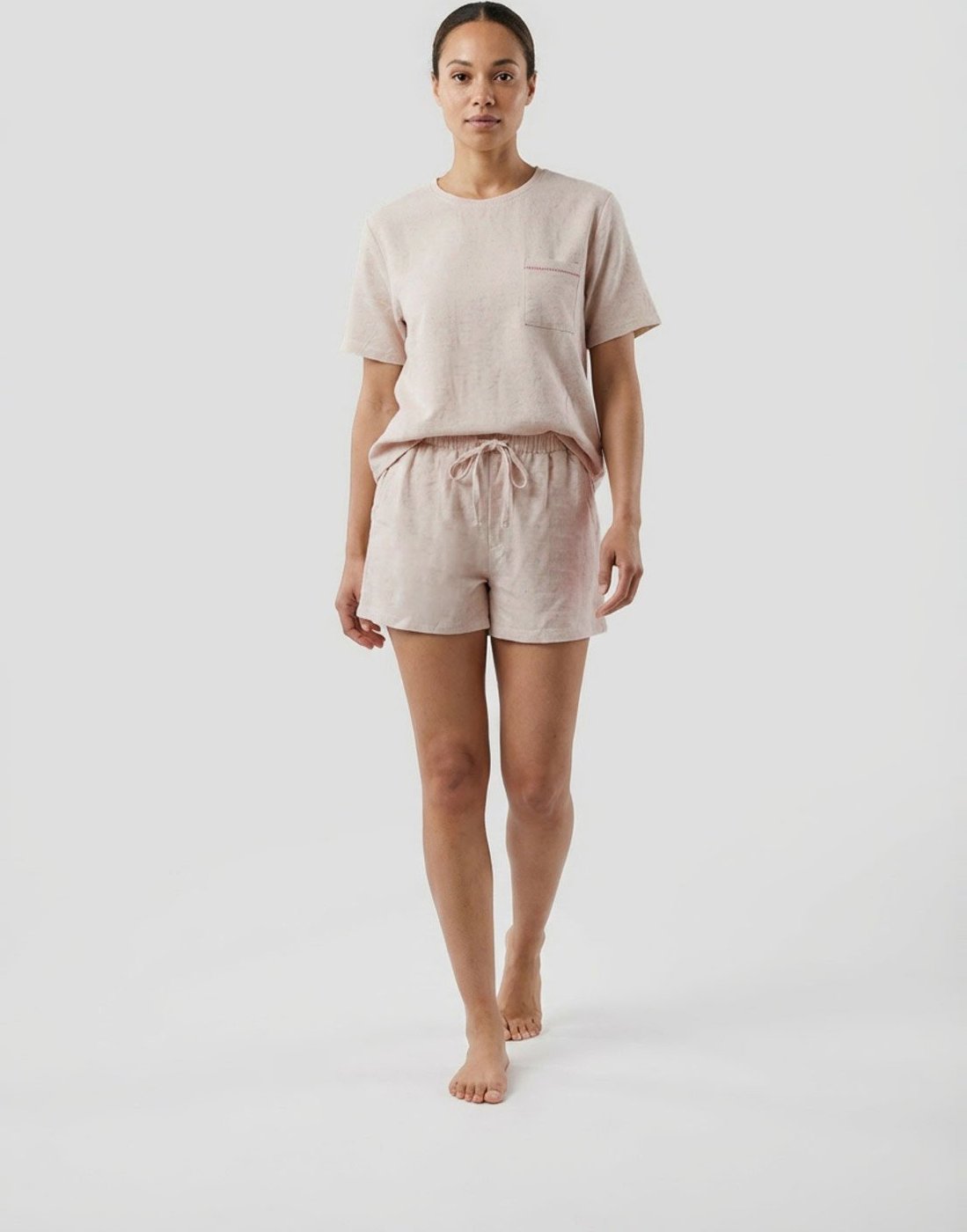 Imagem principal Conjunto Pijama Curto Feminino Hering Bolso bege bege