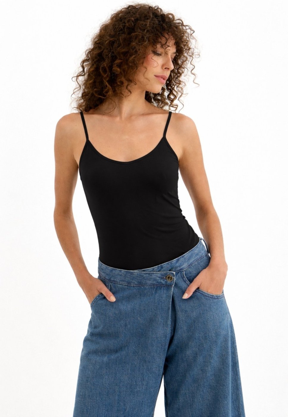 Imagem principal Blusa De Alças Finas Underwear Lez a Lez preto Lez a Lez preto