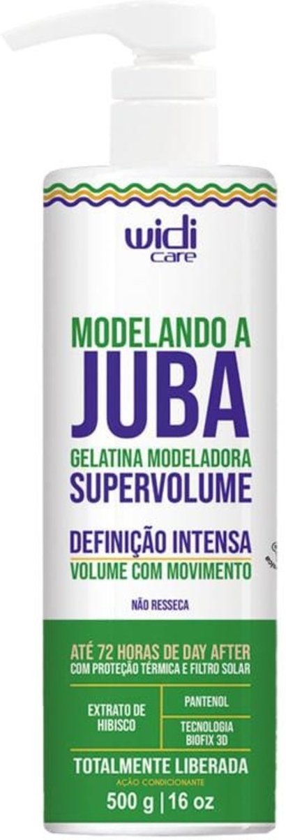 Widi Care Juba Modelando A Juba Gelatina Super Volume 500g