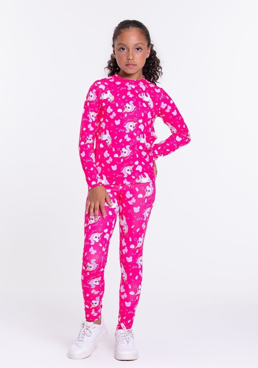 Imagem principal Infantil - Conjunto Térmico Sublimado Unicórnio VIDA COSTEIRA pink VIDA COSTEIRA pink