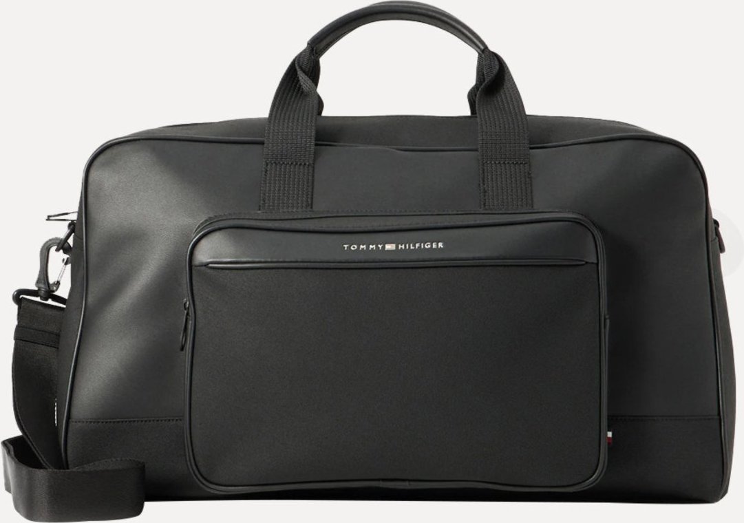 Imagem principal Pasta Tommy Hilfiger Notebook Foundation Preta preto Tommy Hilfiger preto