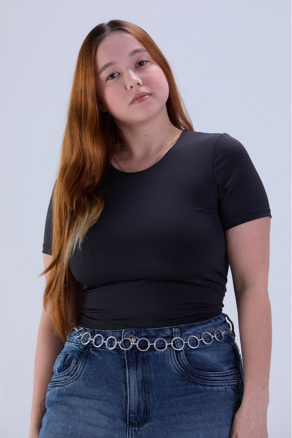 Imagem principal Camiseta Adulto Básica Feminina Suplex Essencial VIDA COSTEIRA marrom VIDA COSTEIRA marrom