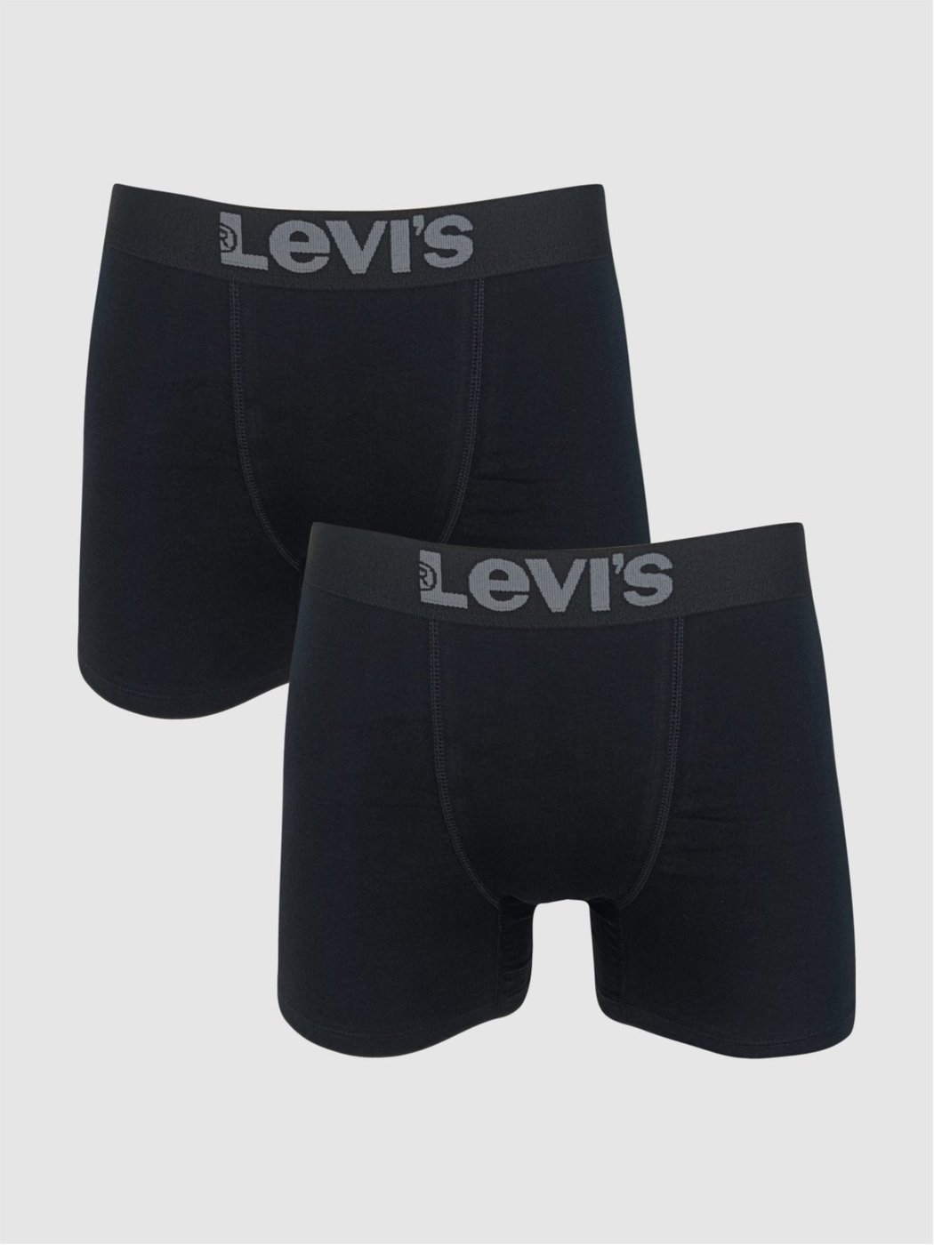 Kit 2 Cuecas Levi's Boxer Cotton Black