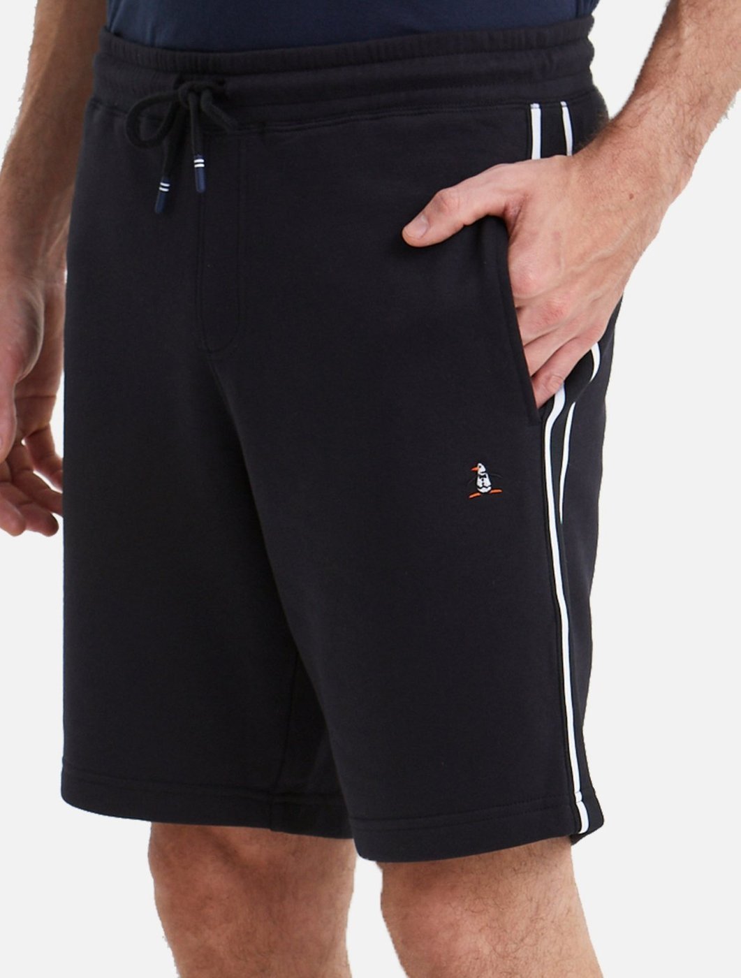 Imagem principal Bermuda Original Penguin Moletom OPHF38000 Preta preto Penguin preto