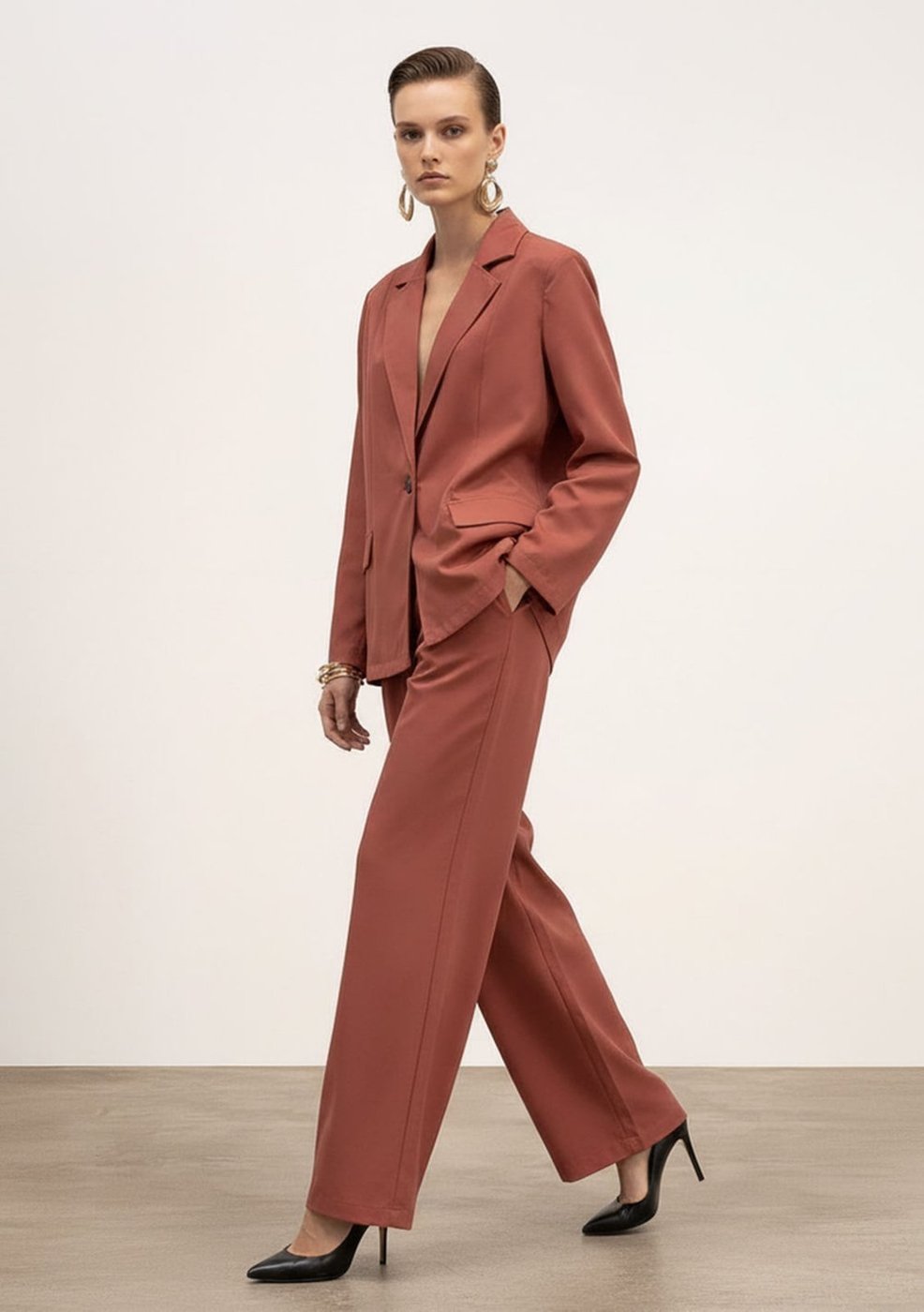 Blazer Iódice Solto Manga Longa Padrão