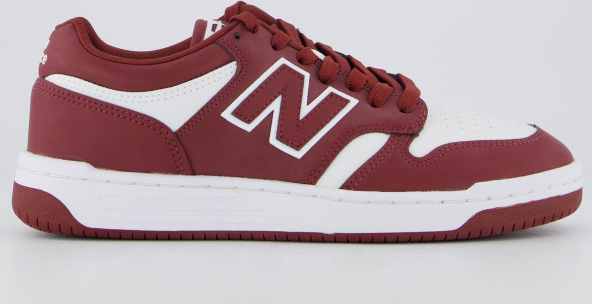 Imagem principal Tênis New Balance 480 Low Vinho e Branco vermelho New Balance vermelho