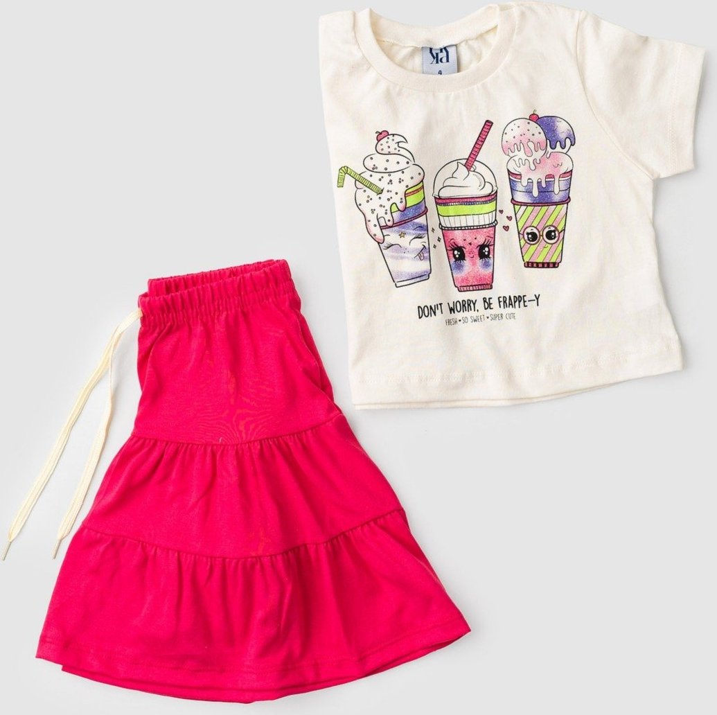 Imagem principal Infantil - Conjunto Platinum Doce Milkshake branca PLATINUM KIDS branco PLATINUM KIDS branco