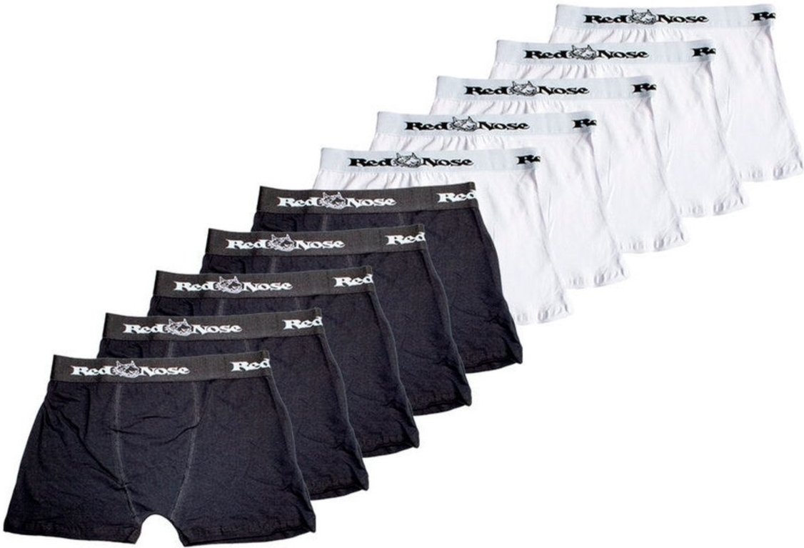 Imagem principal Kit com 10 Cuecas Boxer Red Nose 320 Preto preto red Red Nose preto red