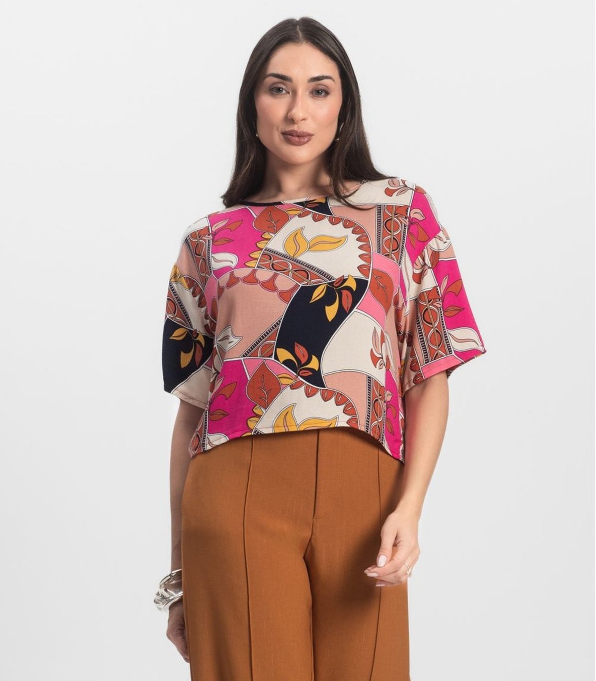 Blusa Feminina Estampada Infinita Cor