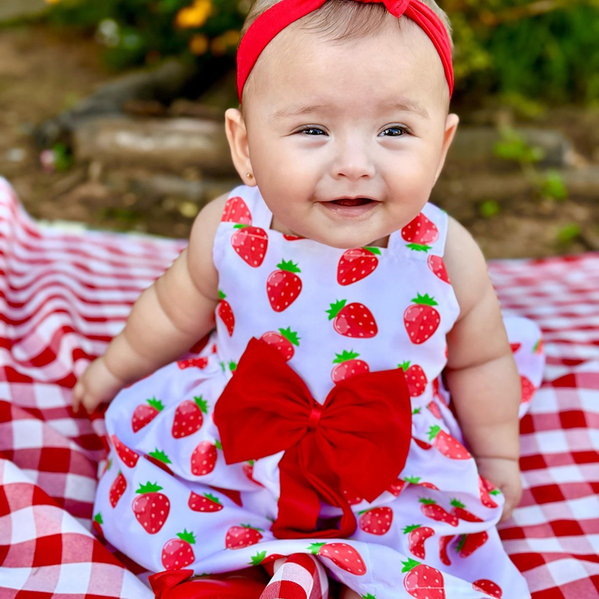 Infantil - Vestido Moranguinho