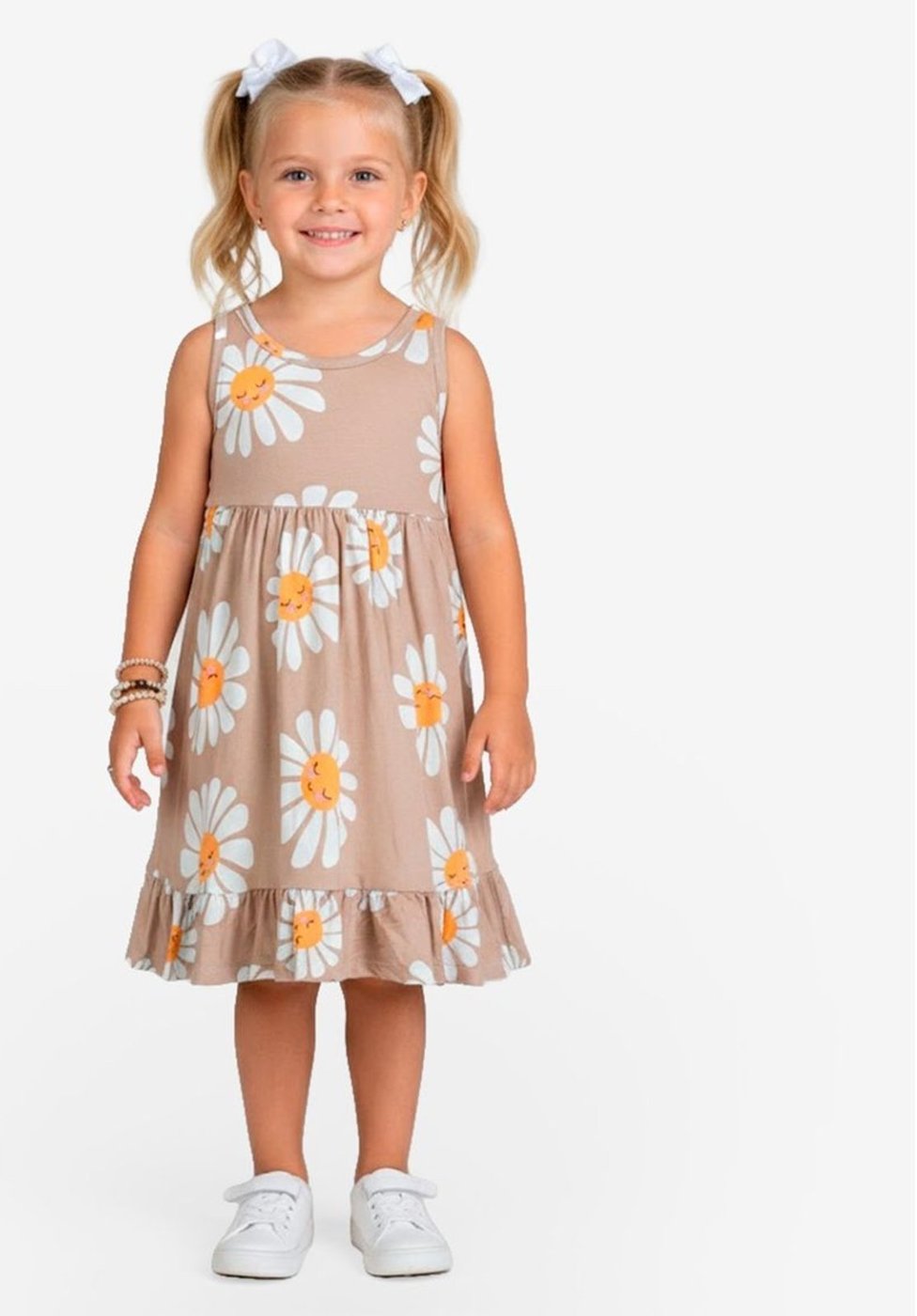 Infantil - Vestido em Meia Malha Penteada Select