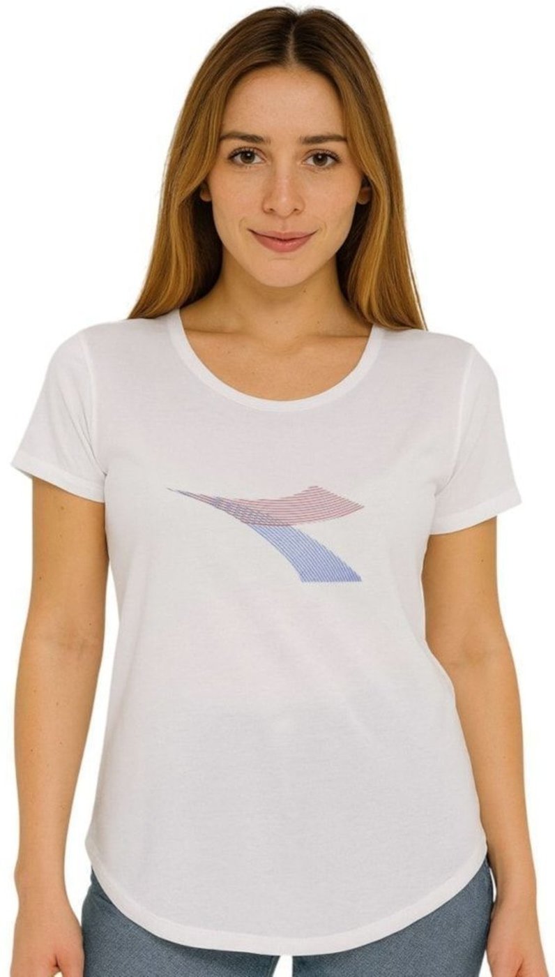 Imagem principal Camiseta Diadora Big Logo Movimento Feminina preto Diadora preto