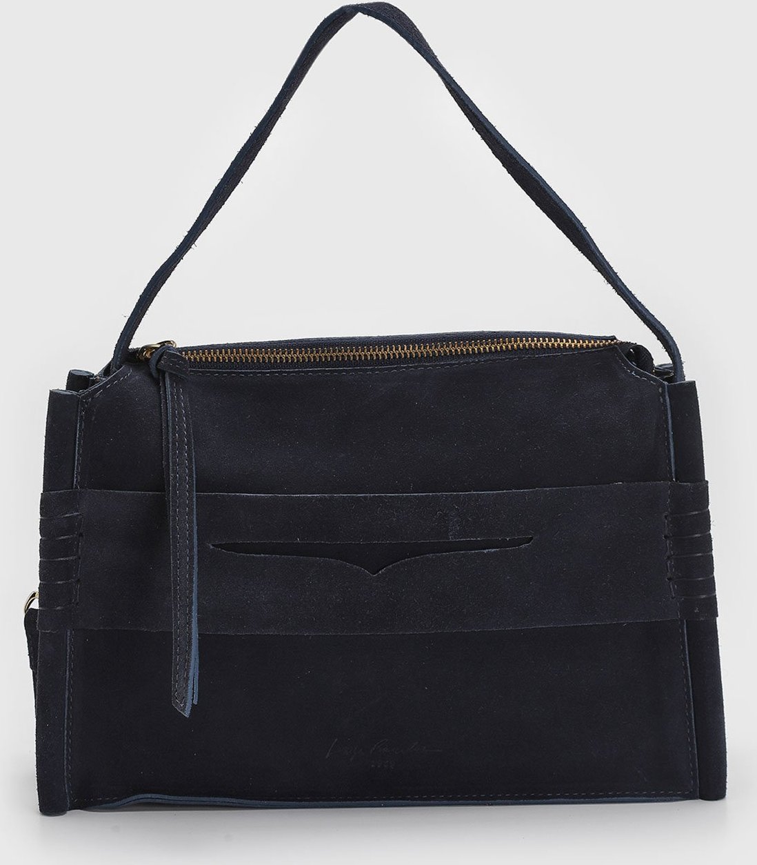 Imagem principal Bolsa Média Luiza Barcelos Camurça azul marinho azul marinho