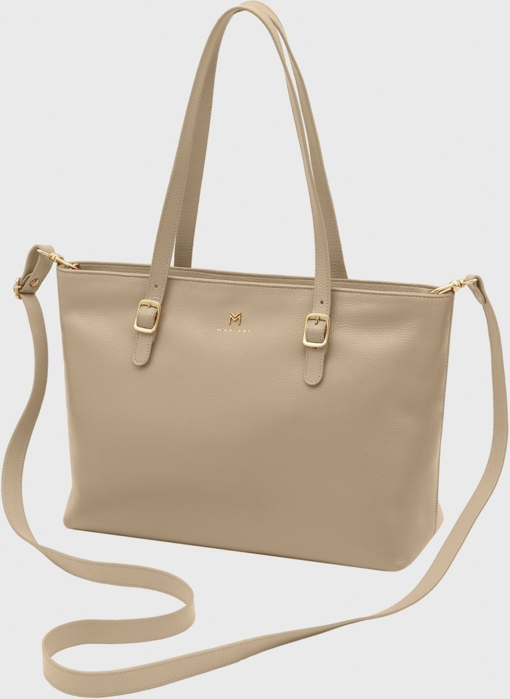 Bolsa Transversal Couro Mariart Cedro Aveia