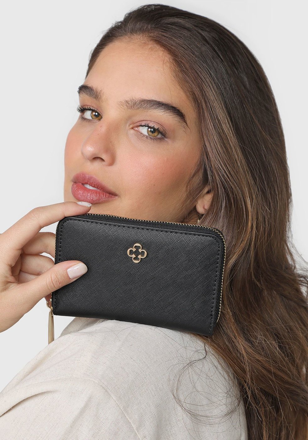 Imagem principal Carteira Capodarte Logo Preta preto Capodarte preto