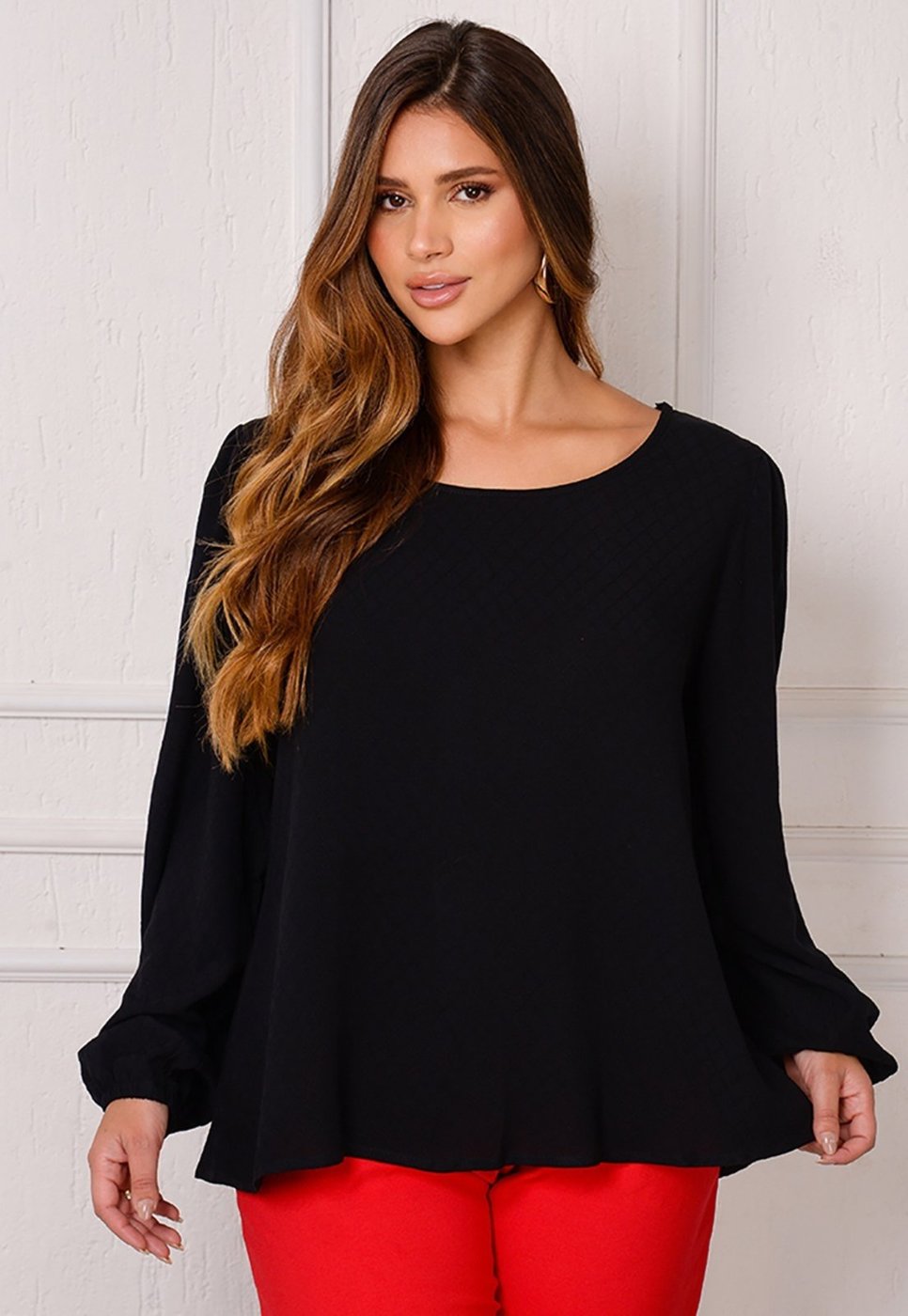 Imagem principal Blusa Bata Decote Redondo B'Bonnie Vânia branco B'Bonnie branco