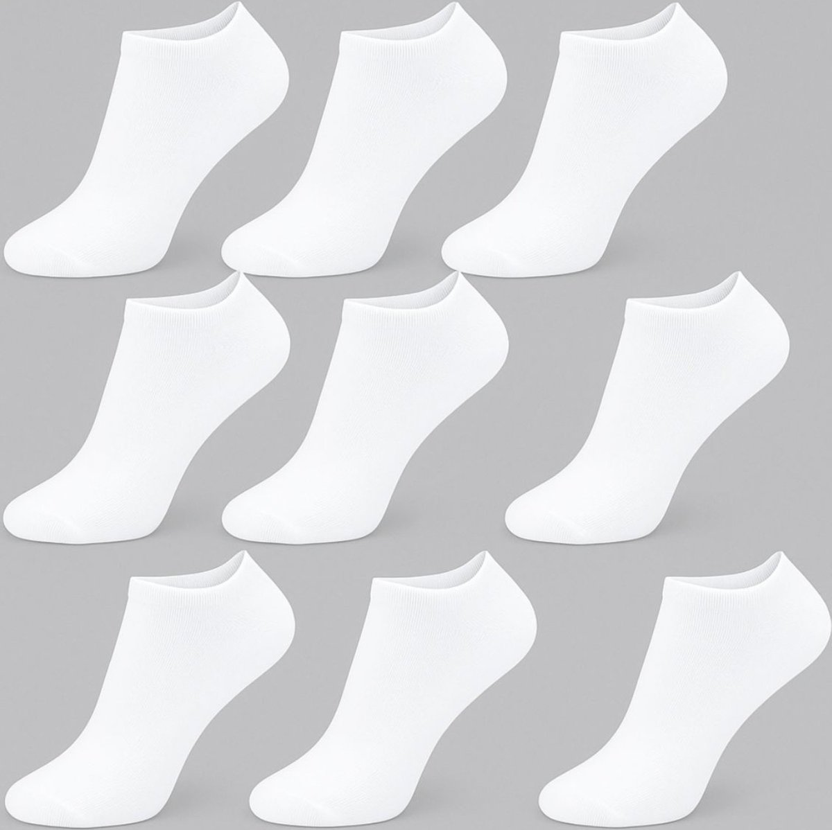Kit 12 Pares Meias Vih Triny Soquete Branca Feminina