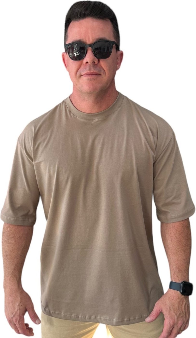 Camiseta Oversized Algodão Larga Claro Stecchi