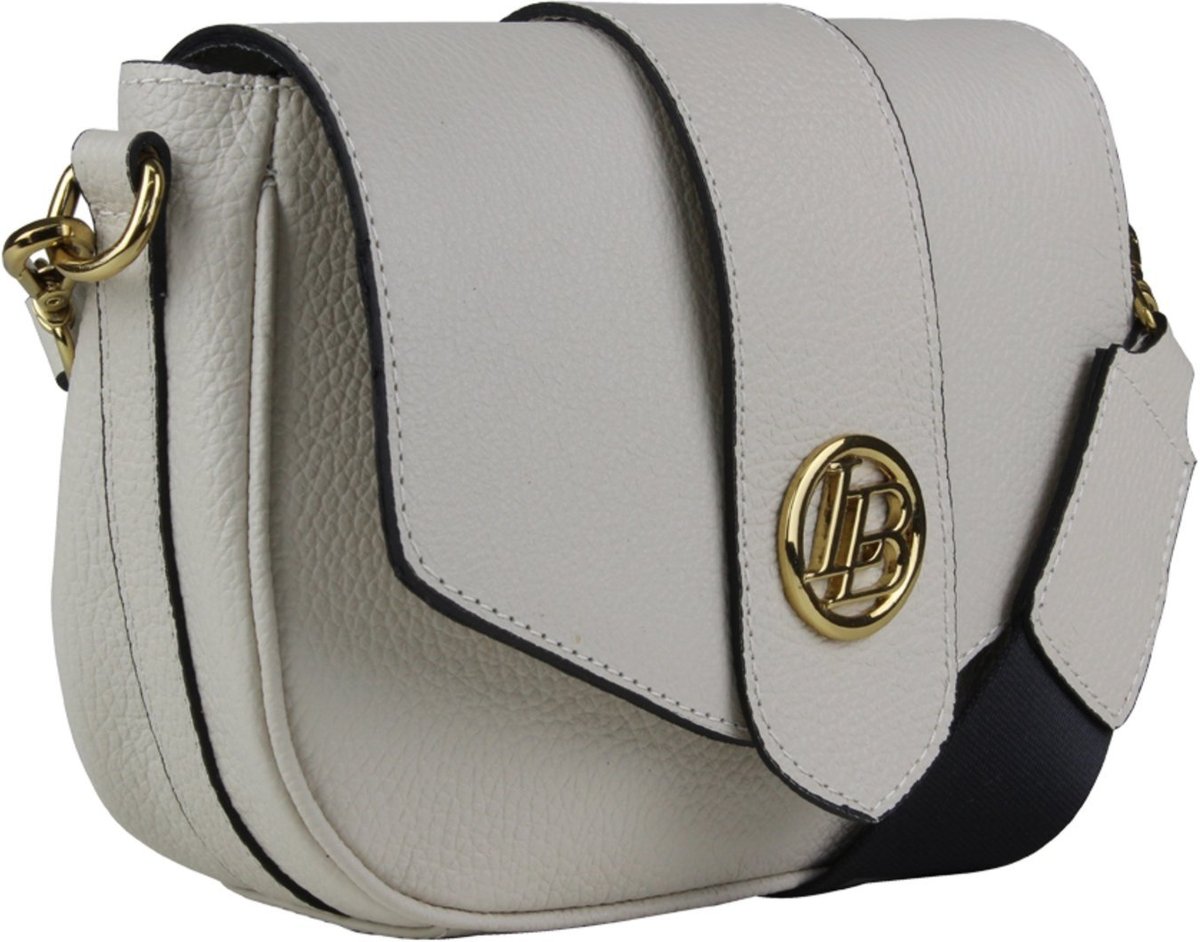 Bolsa feminina em couro Linea Bella 5229 Off White