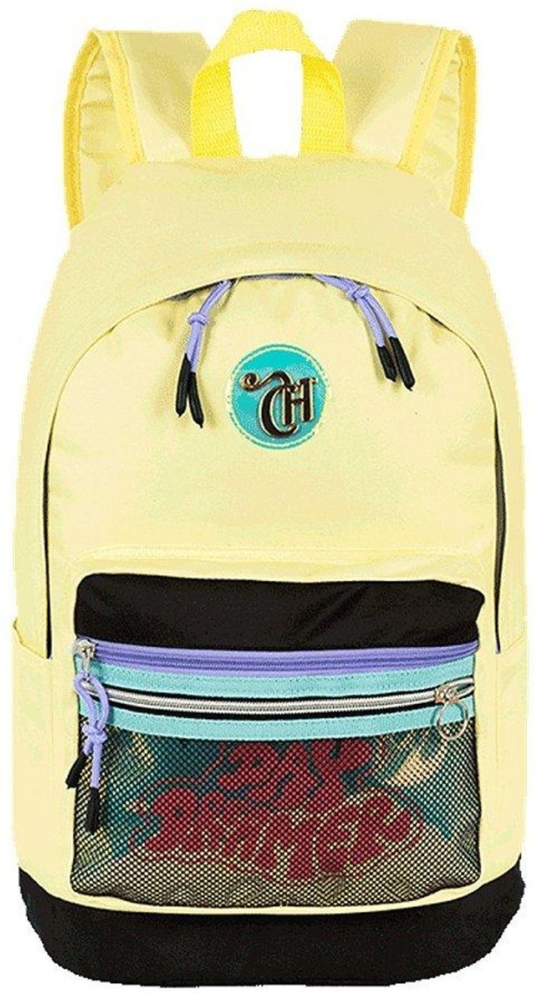 Infantil - Mochila Sestini Grande Capricho Candy Popcorn Amarelo