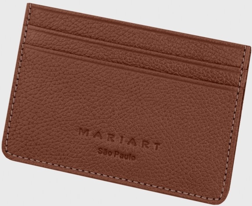 Porta-Cartão Couro Mariart Babaçu Suede