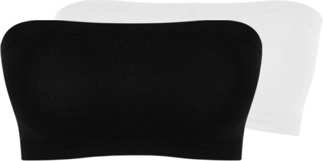 Imagem principal Kit com 2 Top Faixa sem Aro e sem Bojo Trifil 3798 preto TRIFIL preto