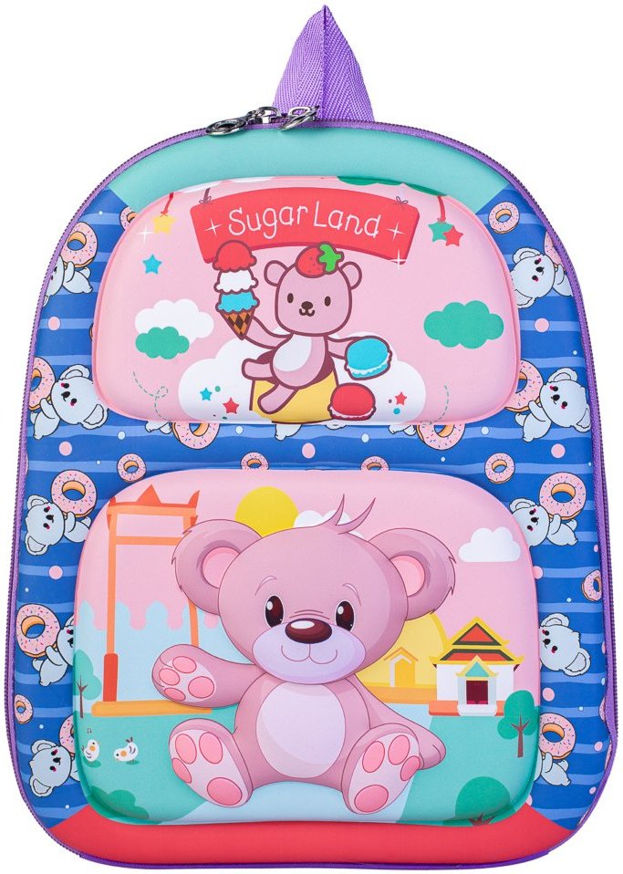 Infantil - Mochila baby alto relevo 12" 55872 - Urso"