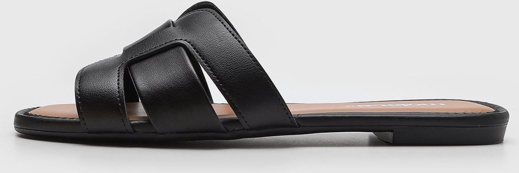 Imagem principal Rasteira Moleca Tira Transpassada Preta preto MOLECA preto