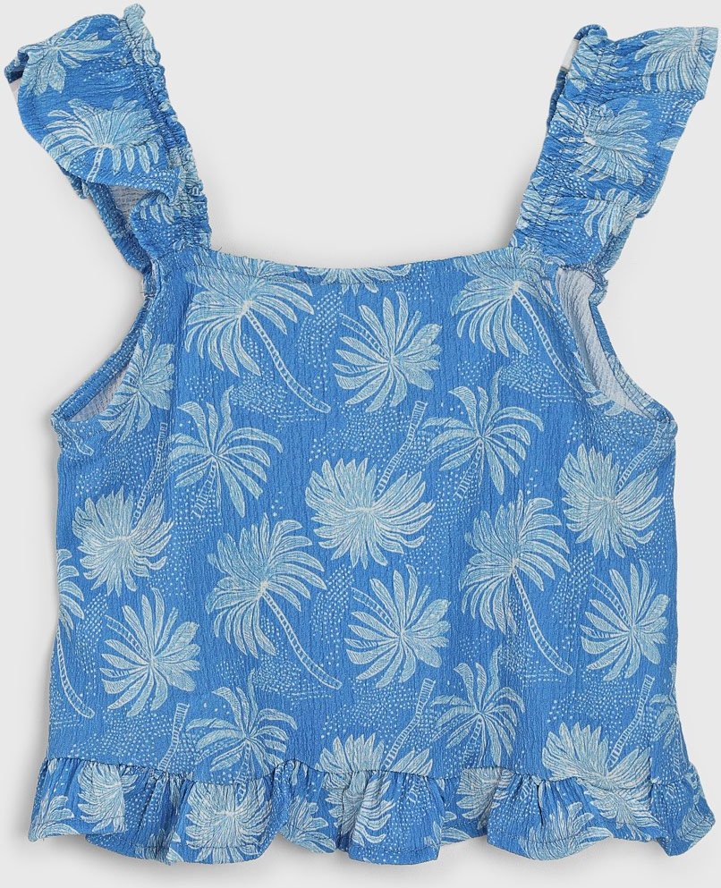 Imagem principal Infantil - Blusa Mango Estampa Tropical Mango Kids azul Mango Kids azul
