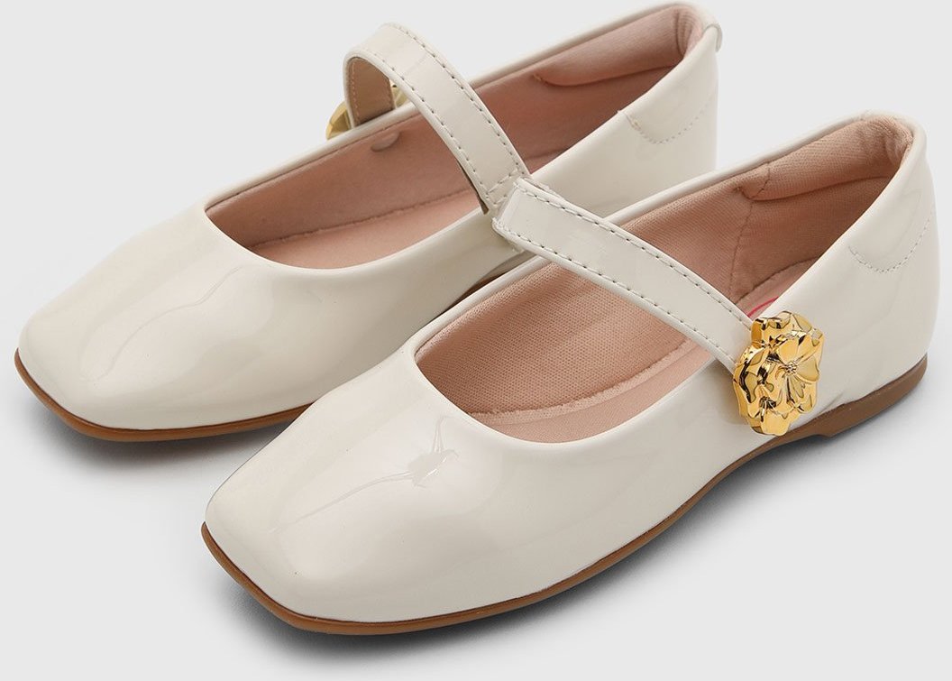 Imagem principal Infantil - Sapatilha Molekinha Detalhe Dourado Branca branco MOLEKINHA branco