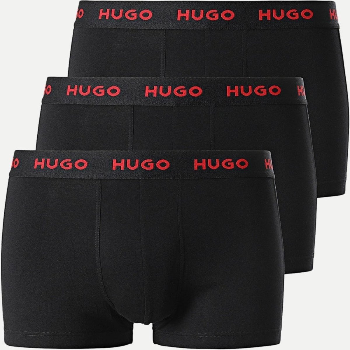 Imagem principal Kit Cueca Hugo Boss Masculina Trunk Triplet 50469766 Preta 3UN preto Hugo Boss preto