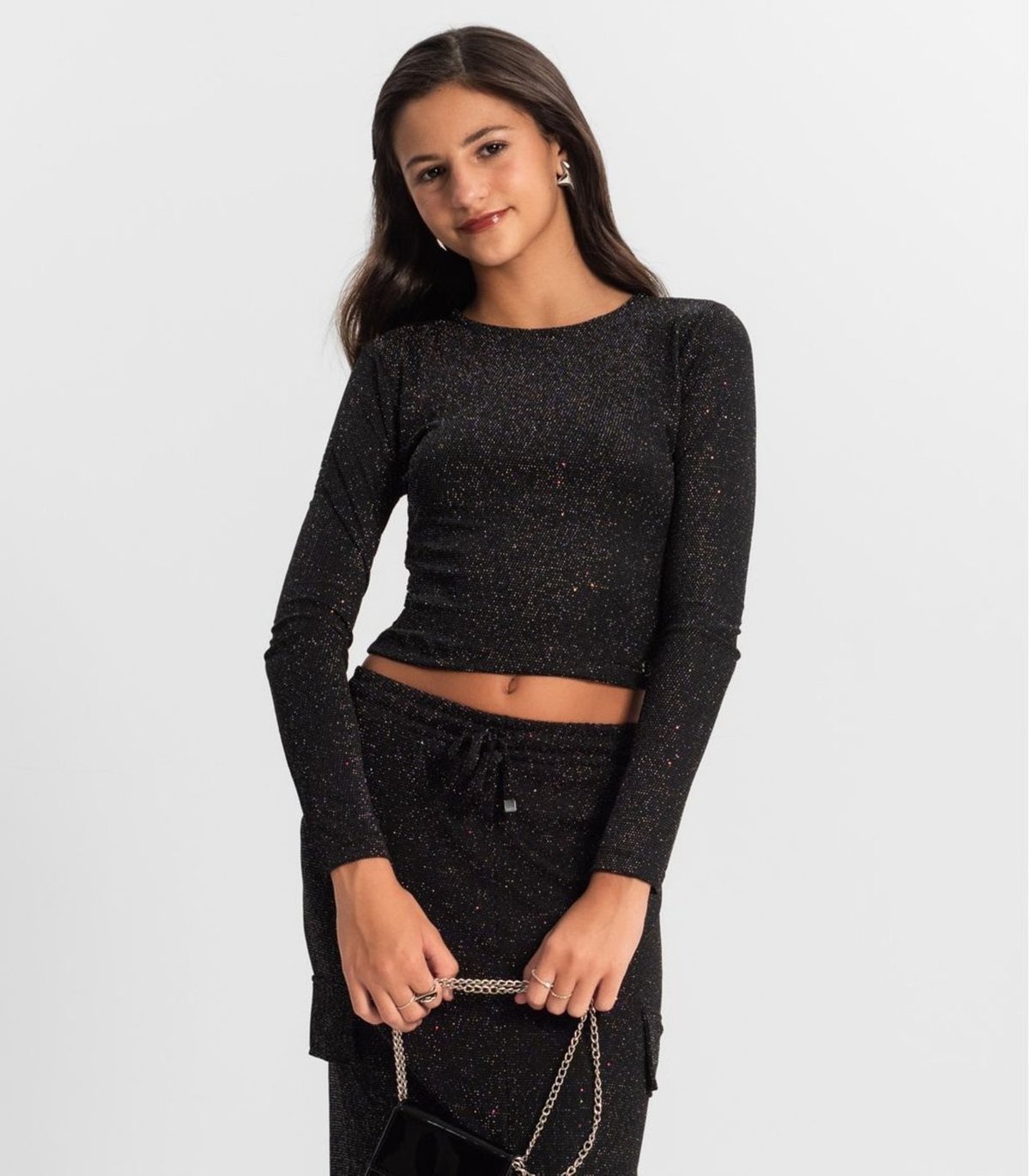 Imagem principal Infantil - Blusa Juvenil Feminina Manga Longa Minty azul MINTY azul