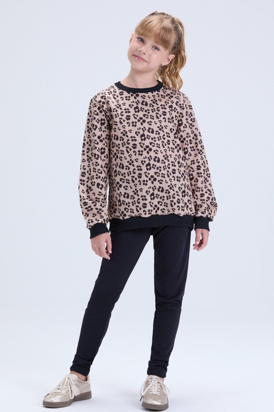 Imagem principal Infantil - Conjunto Feminino de Inverno Moletom Oncinha VIDA COSTEIRA lilás VIDA COSTEIRA lilás