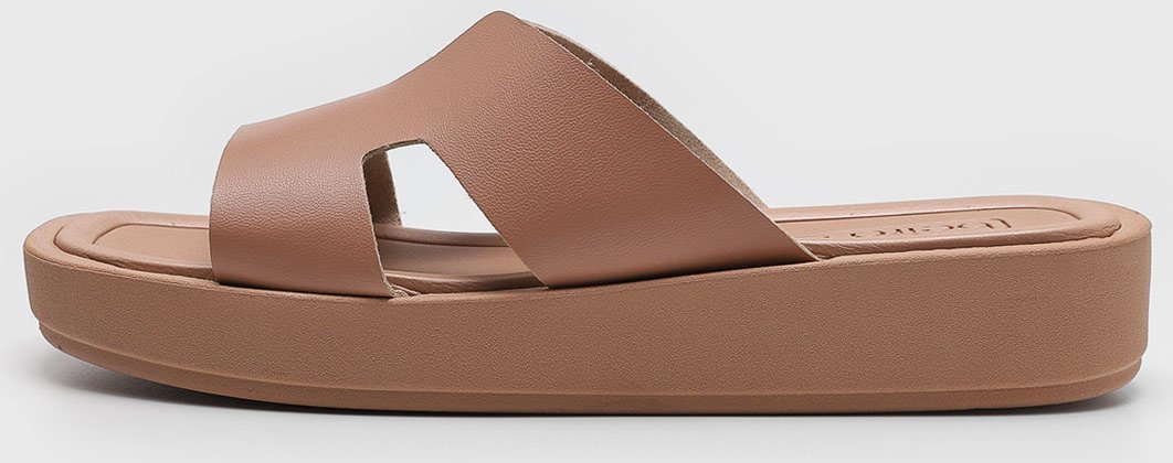 Imagem principal Rasteira Feminina Beira Rio Tiras Cruzadas bege BEIRA RIO bege