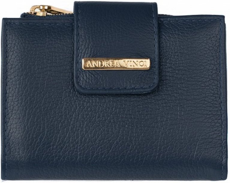 Imagem principal Carteira Andrea Vinci Feminina De Couro Liso Linna 11x13cm preto Andrea Vinci preto