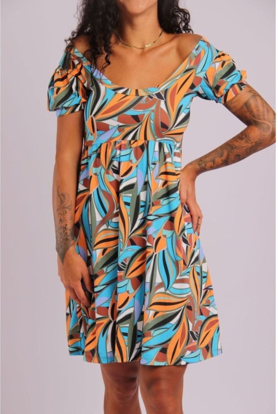 Imagem principal 3004 - Saída De Praia Com Manga Princesa Amazonia - Duna Casual DunaCasual estampado DunaCasual estampado