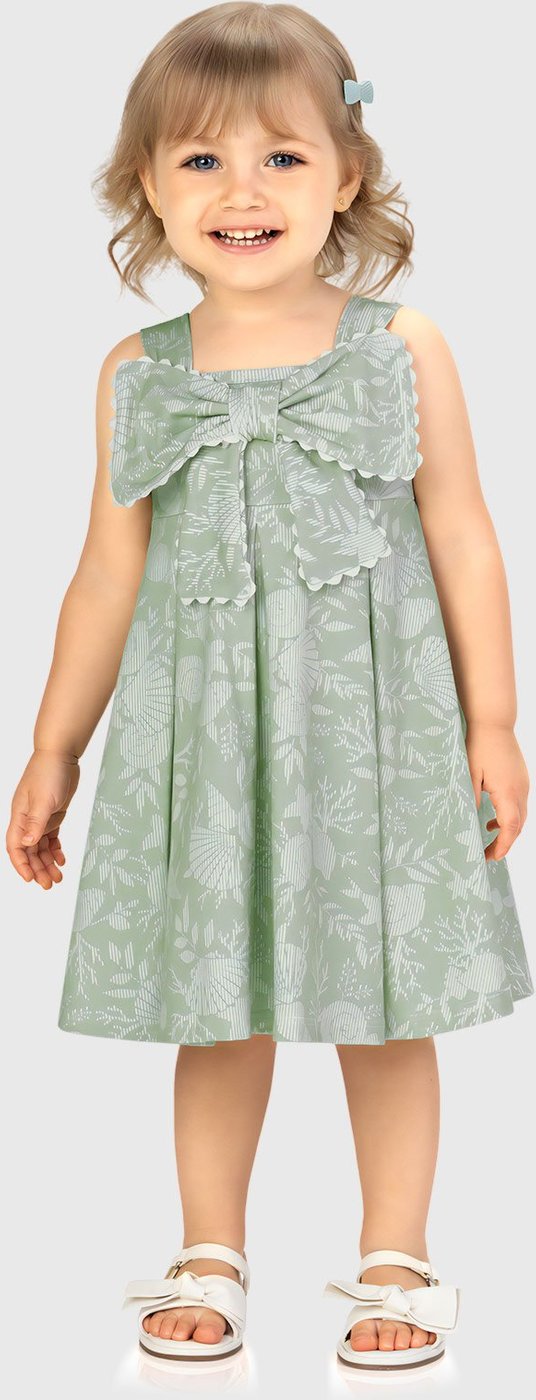 Imagem principal Vestido Manga Curta Milon Laços verde Milon verde