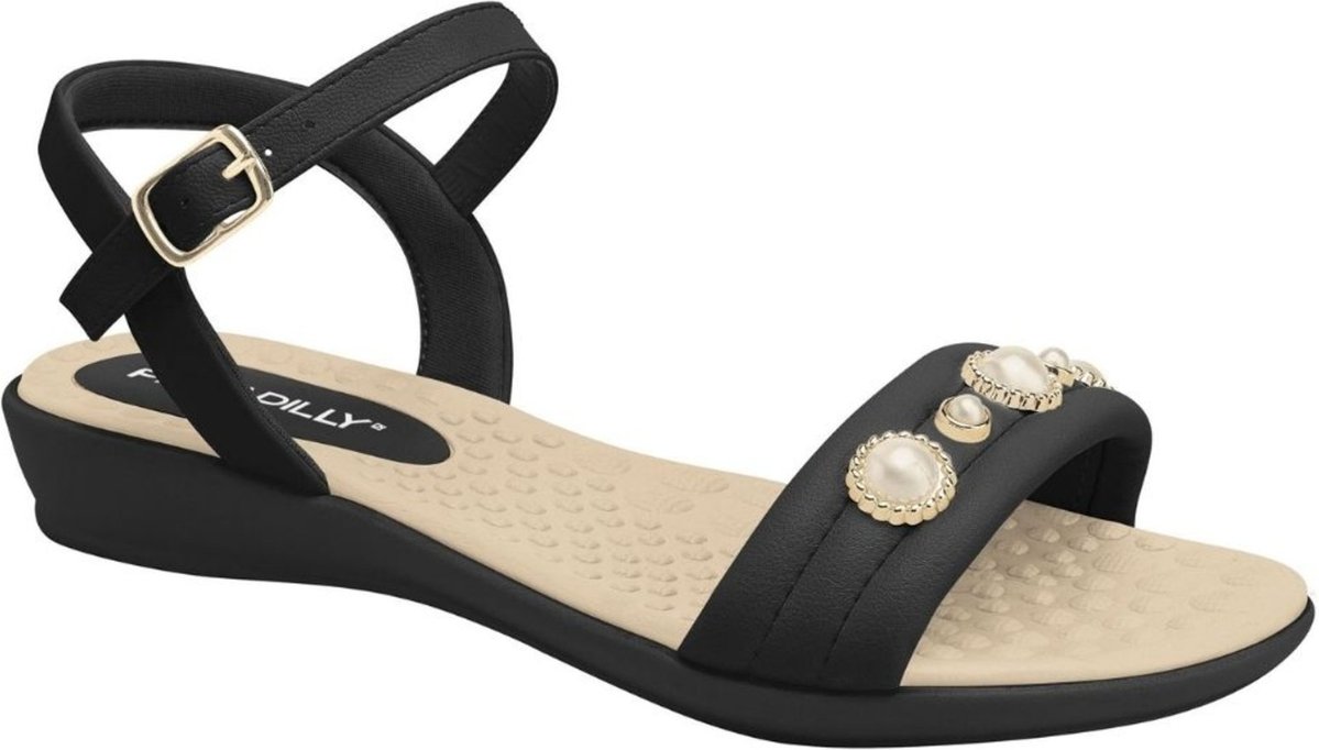 Imagem principal Sandália Feminina Anabela Piccadilly 50 preto preto