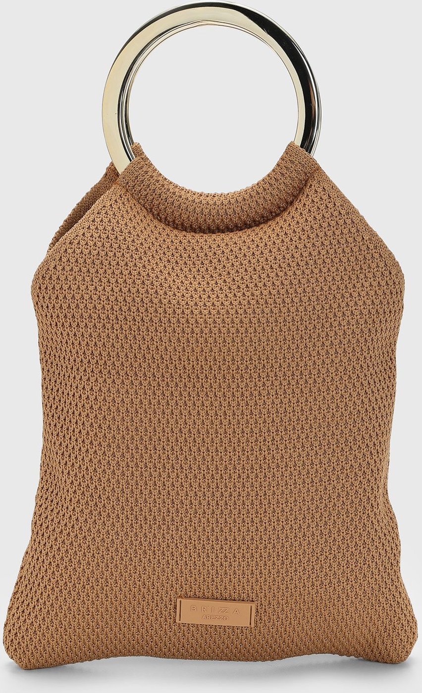 Bolsa Feminina Brizza Arezzo Alça Metálica