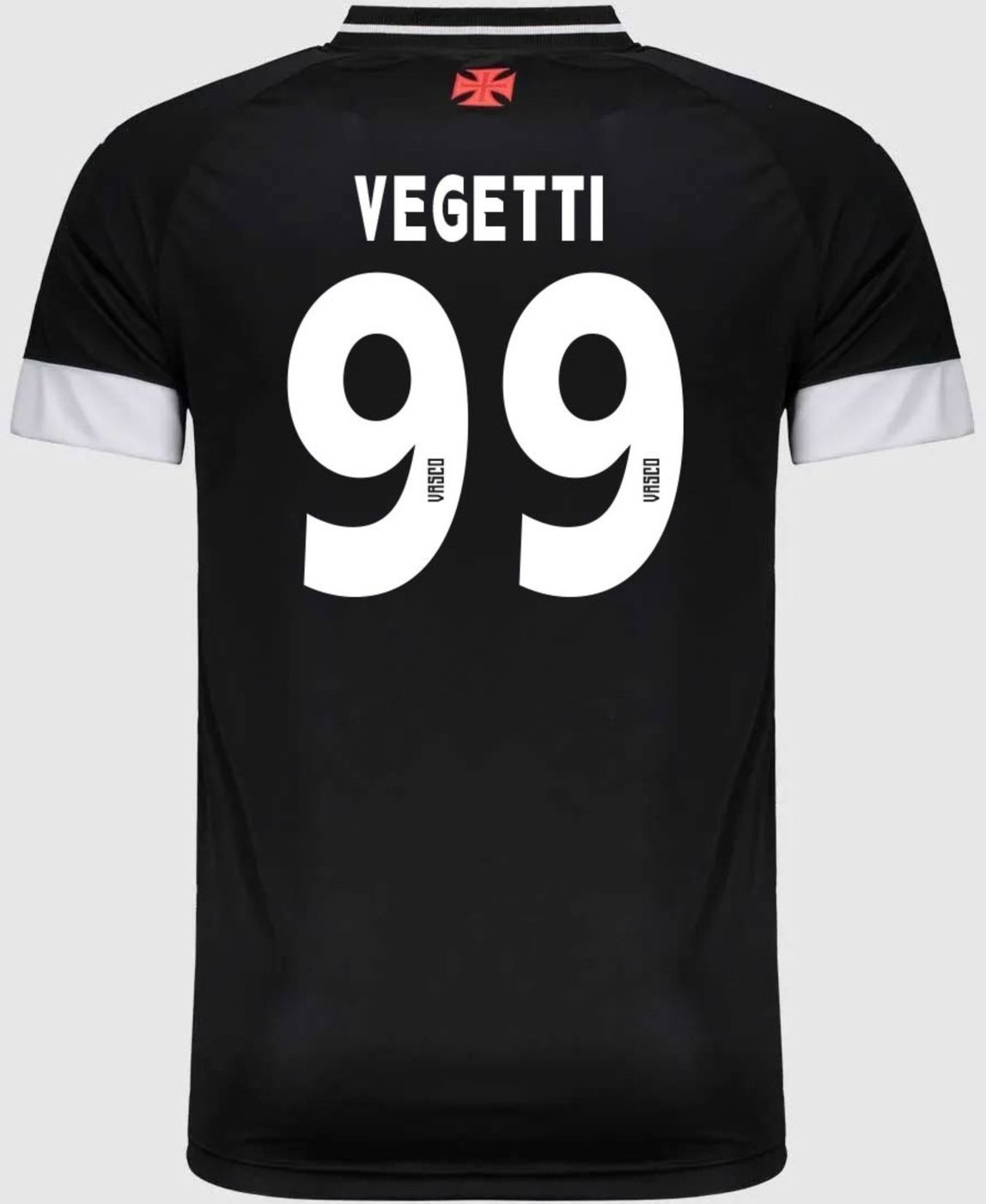 Imagem principal Camisa Kappa Vasco Supporter UP Preta 99 Vegetti preto Kappa preto
