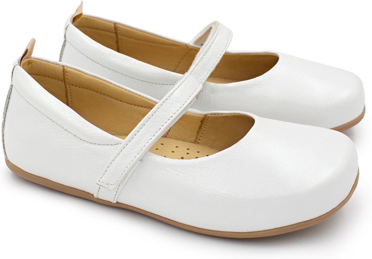 Infantil - Sapatilha Menina Blue Clara Couro Perolado Branco