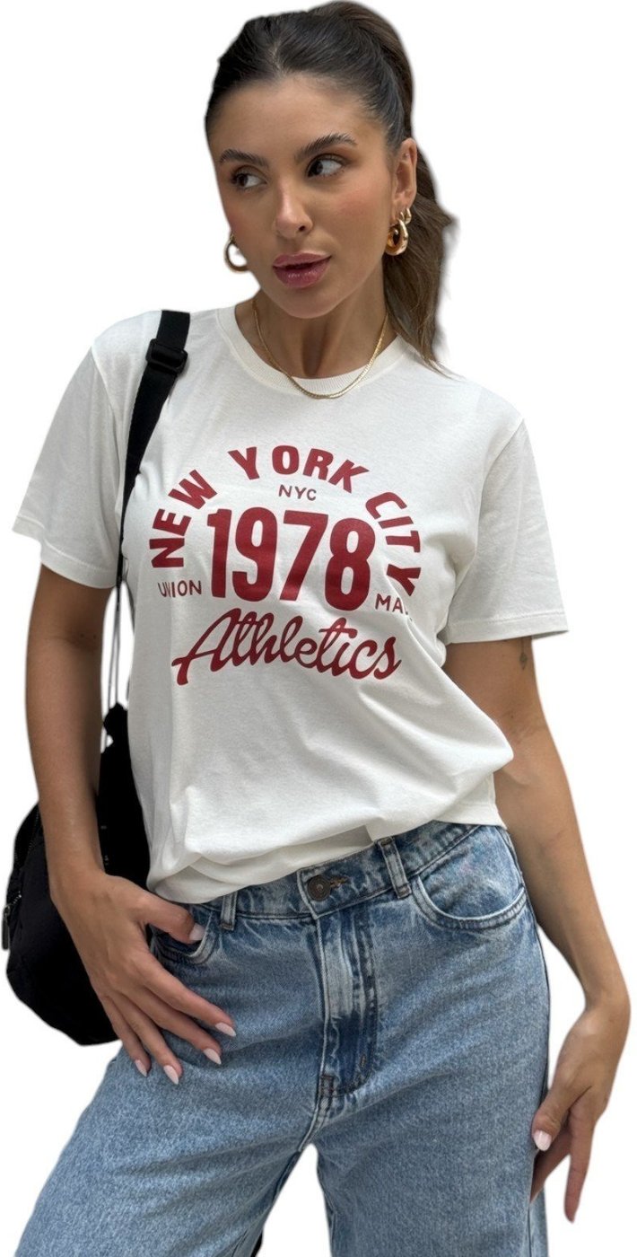 Camiseta Cianitas Off Estampa New York 1978