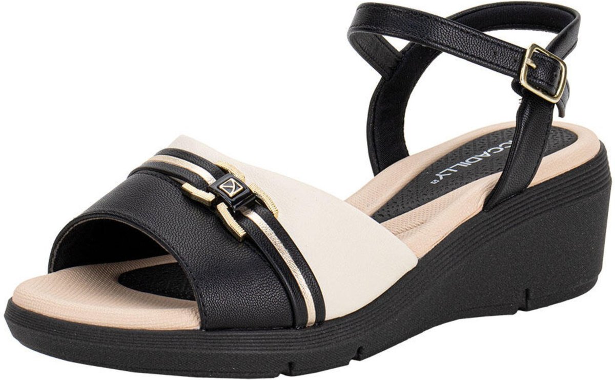 Imagem principal Sandália Feminina Anabela Piccadilly 540396 0083960 preto Piccadilly preto