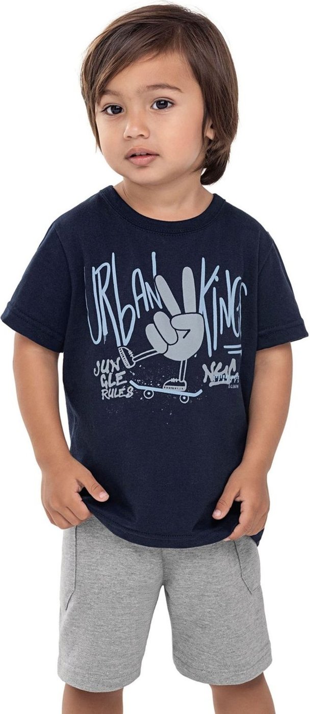 Imagem principal Infantil - Conjunto Menino Urban Kings Elian azul Elian azul