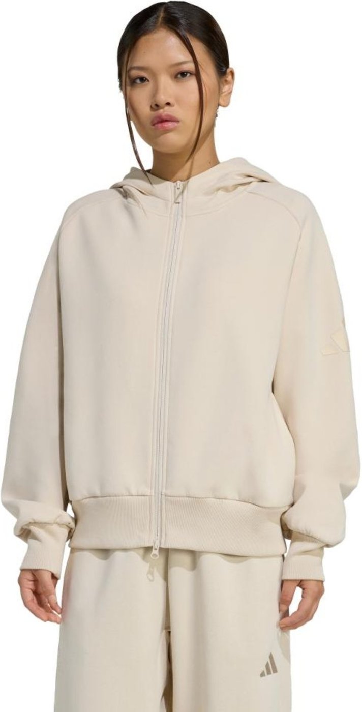 BLUSA CAPUZ SOFT LUX FECHO ZÍPER adidas Sportswear