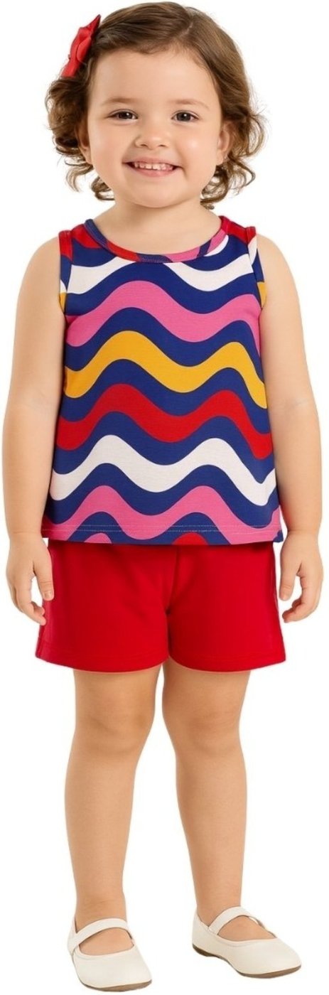 Imagem principal Infantil - Conjunto 2pçs Manga Curta Kyly Estampado Monaco azul Kyly azul