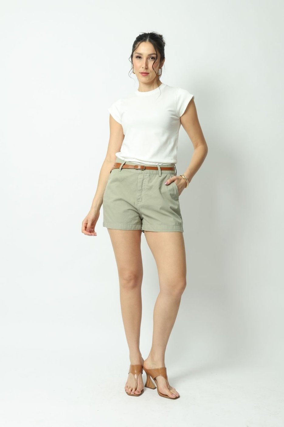 Shorts Sarja Bolso-Faca 40