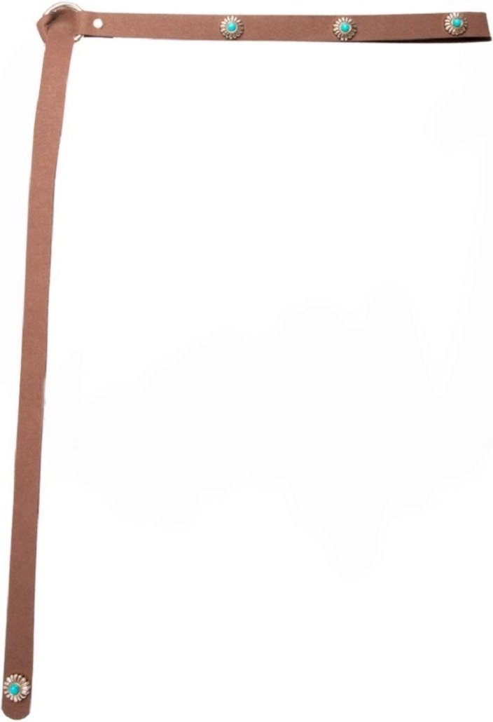 Cinto Cabanafree MARRAÇÁO MARROM COM DETALHE AZUL