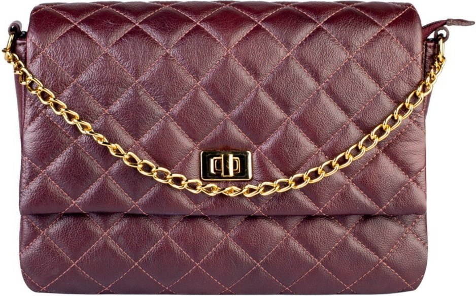 Imagem principal Bolsa Andrea Vinci Grande De Couro Matelassê Giorgia - Marsala vermelho Andrea Vinci vermelho